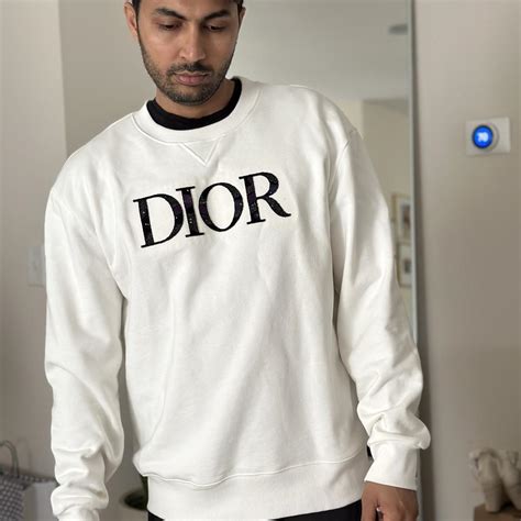 dior men's sweatshirt sale|dior men's christmas sweatshirt.